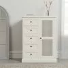 Dunelm Lucy Small Single 5 Drawer Wardrobe