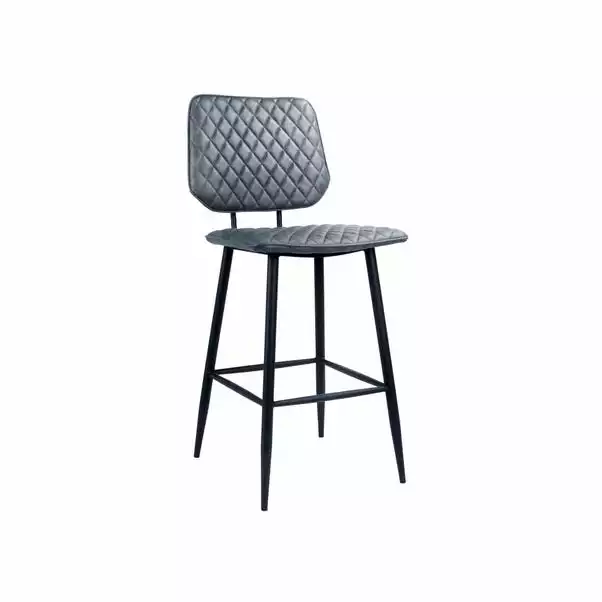 Dunelm Austin Faux Leather Bar Stool 2 Dunelm Austin Faux Leather Bar Stool - Image 2
