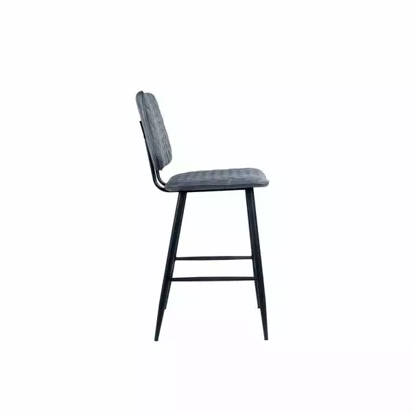 Dunelm Austin Faux Leather Bar Stool 3 Dunelm Austin Faux Leather Bar Stool - Image 3