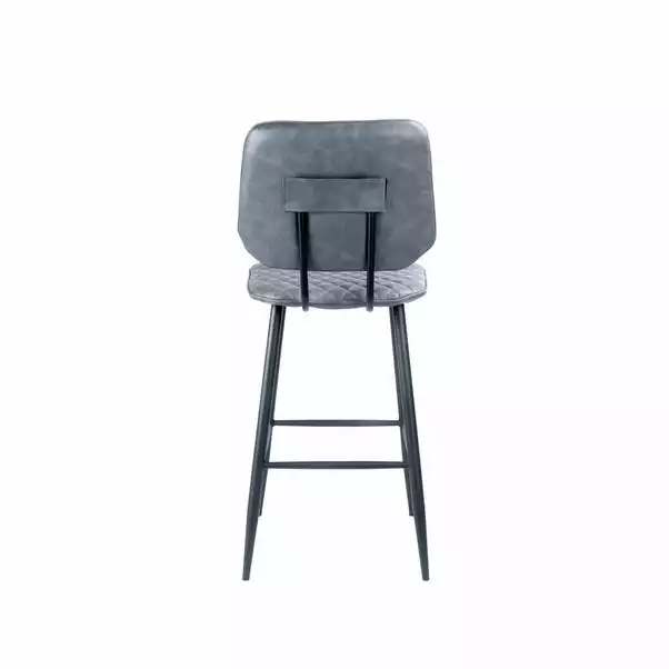 Dunelm Austin Faux Leather Bar Stool 5 Dunelm Austin Faux Leather Bar Stool - Image 5