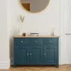 Dunelm Bromley Blue Large Sideboard