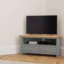 Dunelm Bromley Slate Corner TV Stand