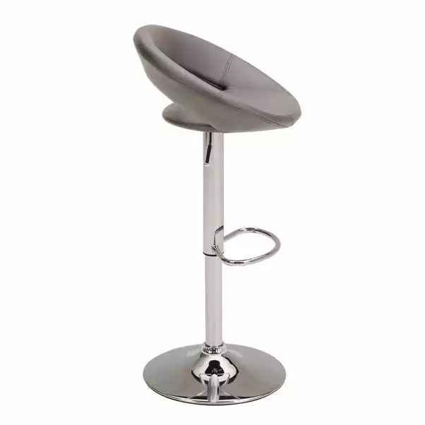 Dunelm Knox Faux Leather Bar Stool 3 Dunelm Knox Faux Leather Bar Stool - Image 3