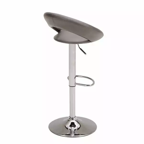 Dunelm Knox Faux Leather Bar Stool 4 Dunelm Knox Faux Leather Bar Stool - Image 4