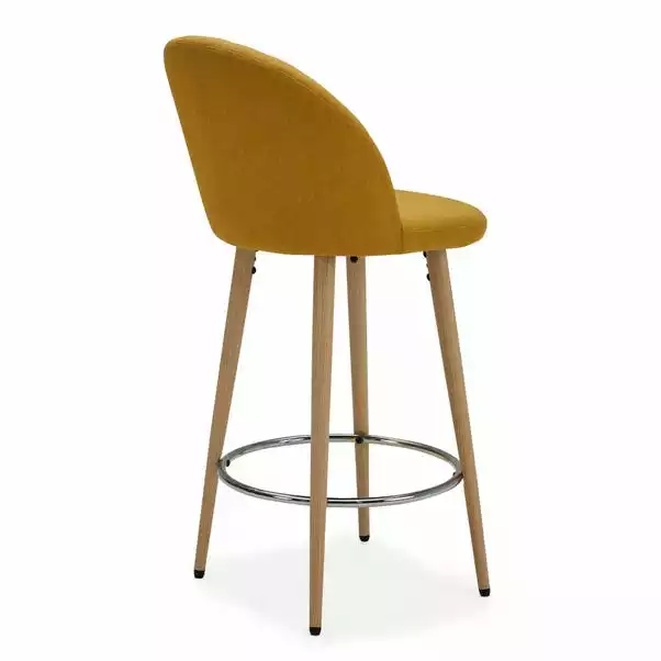 Dunelm Astrid Fabric Bar Stool 4 Dunelm Astrid Fabric Bar Stool - Image 4