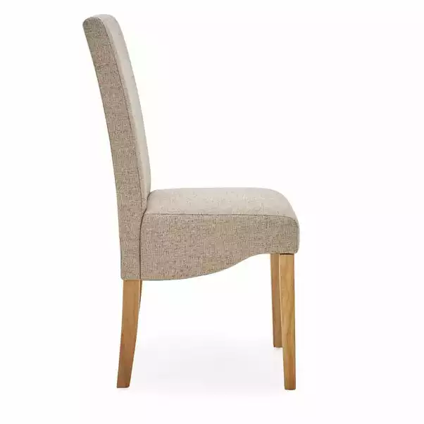 Dunelm Ethan Set Of 2 Dining Chairs Natural Boucle 5 Dunelm Ethan Set Of 2 Dining Chairs Natural Boucle - Image 5