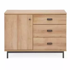 Dunelm Fulton Oak Effect Small Sideboard