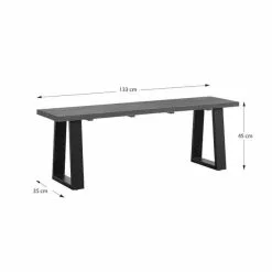 Dunelm Jackson Dining Bench -Dunelm Sales Store 30666559 alt09