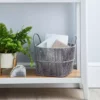 Dunelm Small Grey Woven Storage Basket