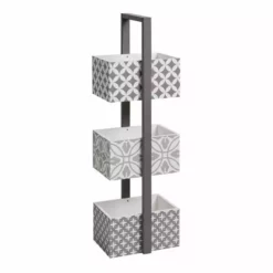 Dunelm Geo Tile 3 Tier Caddy