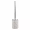 Dunelm Geo Tile Grey Ceramic Toilet Brush