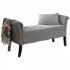 GFW Balmoral Silver Chenille Window Seat