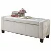 GFW Verona Crushed Velvet Ottoman