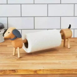 Dunelm Bertie Sausage Dog Kitchen Roll Holder