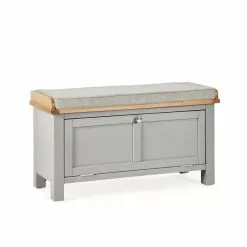 Dunelm Bromley Grey Storage Bench With Cushion -Dunelm Sales Store 30685247 alt03