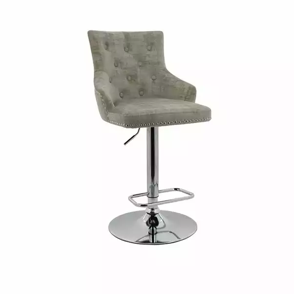 Dunelm Selena Distressed Velvet Bar Stool 1 Dunelm Selena Distressed Velvet Bar Stool