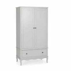 Dunelm Clara Double 1 Drawer Wardrobe, Grey -Dunelm Sales Store 30686033 alt02