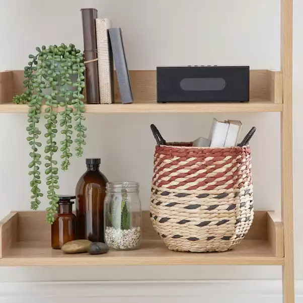 Dunelm Large Hexagonal Rush Basket 1 Dunelm Large Hexagonal Rush Basket