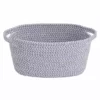 Dunelm Light Grey Rope Basket