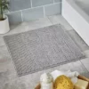 Dunelm Silver Mini Bobble Shower Mat