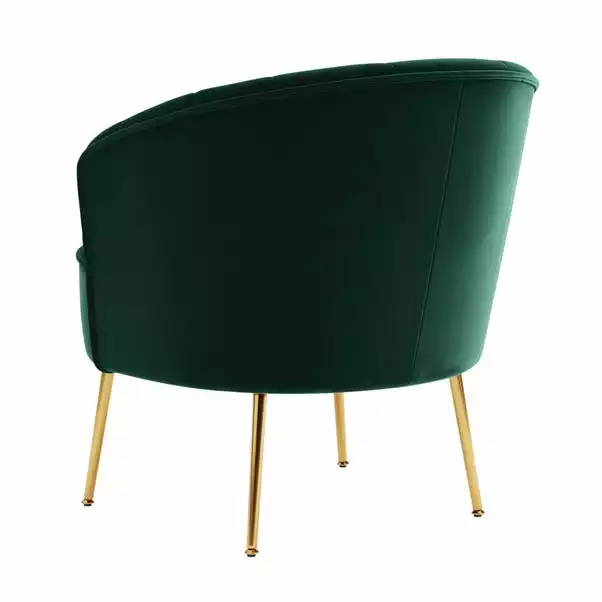 Dunelm Matilda Velvet Shell Accent Chair 4 Dunelm Matilda Velvet Shell Accent Chair - Image 4