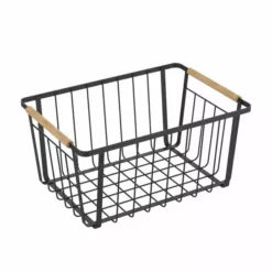 Dunelm Large Black Food Storage Basket