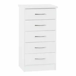 Seconique Nevada Slim 5 Drawer Chest