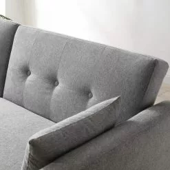 Kyoto Bobby Grey 3 Seater Sofa Bed -Dunelm Sales Store 30699157 alt04