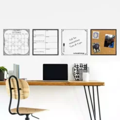 Wallpops White Dry Erase Organisation Board