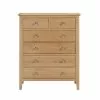 Julian Bowen Cotswold 6 Drawer Chest, Oak