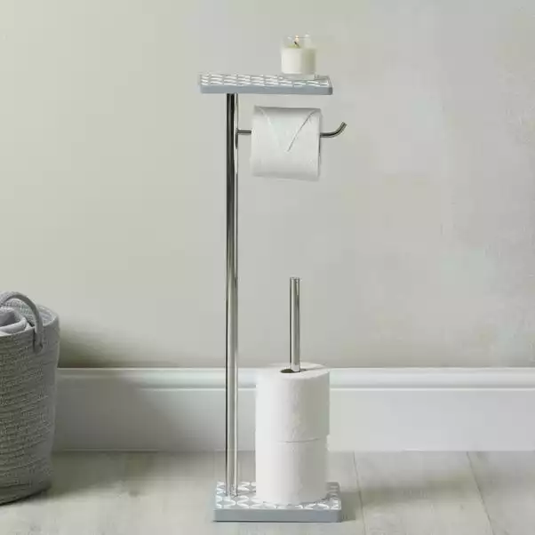 Dunelm Geo Tile Toilet Butler And Shelf 1 Dunelm Geo Tile Toilet Butler And Shelf