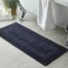 Dunelm Supersoft Charcoal Bath Runner