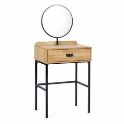 Dunelm Greenwich Small 1 Drawer Dressing Table With Mirror -Dunelm Sales Store 30712309 alt02