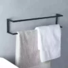 Dunelm London Matt Black Towel Rail