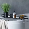 Dunelm London Matt Black Bath Rack And Plant Stand