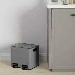 Vintage 16L Low Recycling Bin Charcoal