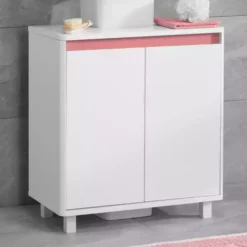 Lloyd Pascal Vienna White Under Sink Unit With Reversible 4 In 1 Colour Bar