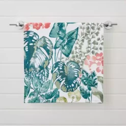 Dunelm Tropique Green Printed Hand Towel