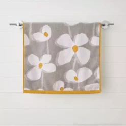 Elements Lena Grey 100% Cotton Towel