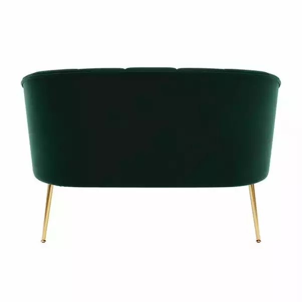 Dunelm Matilda Velvet Two Seater Sofa 5 Dunelm Matilda Velvet Two Seater Sofa - Image 5