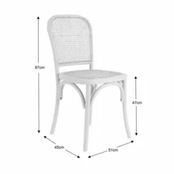 Dunelm Tulle Dining Chair -Dunelm Sales Store 30720374 alt09