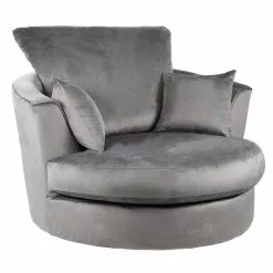 Dunelm Blake Soft Velvet Swivel Chair -Dunelm Sales Store 30720431 alt02