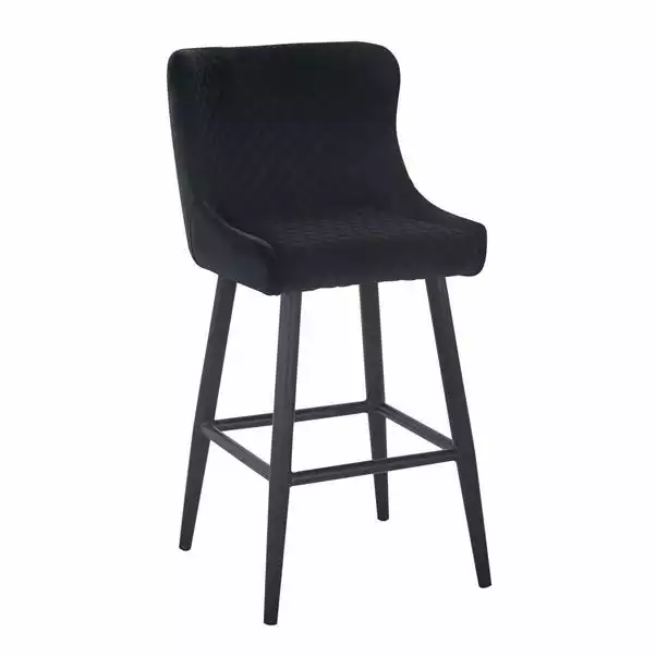 Dunelm Montreal Velvet Bar Stool 1 Dunelm Montreal Velvet Bar Stool