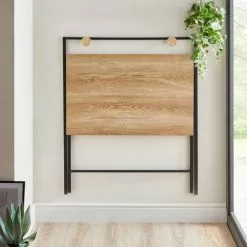 Dunelm Evelyn Oak Effect Folding Desk -Dunelm Sales Store 30724850 alt04