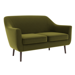 Dunelm Eddie Velvet 2 Seater Small Tub Sofa -Dunelm Sales Store 30725996 alt02
