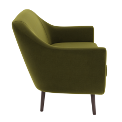 Dunelm Eddie Velvet 2 Seater Small Tub Sofa -Dunelm Sales Store 30725996 alt03