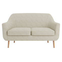 Dunelm Eddie Luna Fabric 2 Seater Small Tub Sofa