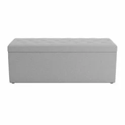 Dunelm Oswald Faux Wool Buttoned Ottoman Bench 8 Dunelm Oswald Faux Wool Buttoned Ottoman Bench -Dunelm Sales Store 30726579 alt02