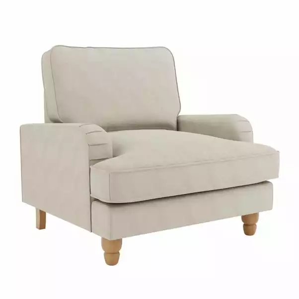 Dunelm Beatrice Luna Fabric Armchair 3 Dunelm Beatrice Luna Fabric Armchair - Image 3