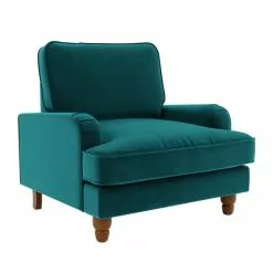 Dunelm Beatrice Matte Velvet Armchair -Dunelm Sales Store 30727304 alt02